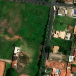 Quadra de vôlei — aerial view