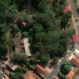 Sand Volleyball Court in Santa Rosa de Viterbo, SP — aerial view