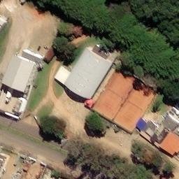 Sand Volleyball Court in Três Corações, MG — aerial view