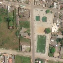 Sand Volleyball Court in Campos dos Goytacazes, RJ — aerial view