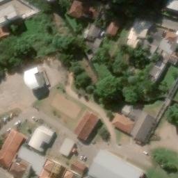 Sand Volleyball Court in Rio das Flores, RJ — aerial view