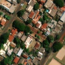 Quadra de voleibol de praia Parque Antenor Martins — aerial view