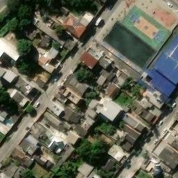 Sand Volleyball Court in Queimados, RJ — aerial view