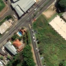 Sand Volleyball Court in Pedreira, SP — aerial view