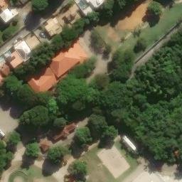 Sand Volleyball Court in Armação dos Búzios, RJ — aerial view