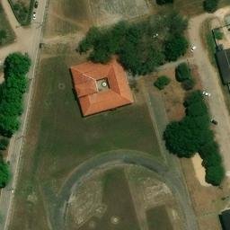 Sand Volleyball Court in Seropédica, RJ — aerial view