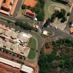 Sand Volleyball Court in Nova Odessa, SP — aerial view