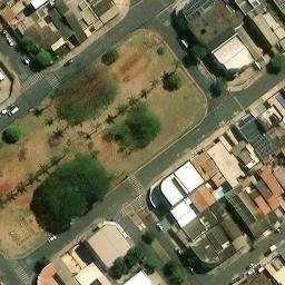 Quadra de vôlei de praia — aerial view