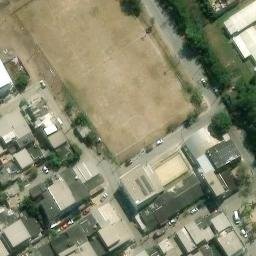 Sand Volleyball Court in Rio de Janeiro, RJ — aerial view