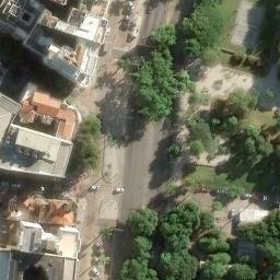 Quadras de Vôlei — aerial view