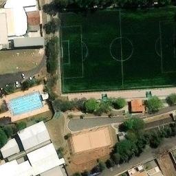 Sand Volleyball Court in Vinhedo, SP — aerial view