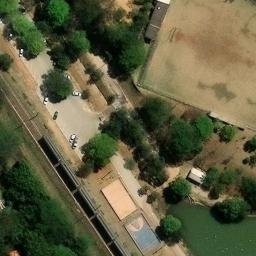 Sand Volleyball Court in Vinhedo, SP — aerial view