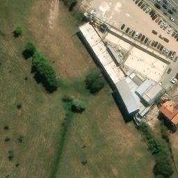 Sand Volleyball Court in São José dos Campos, SP — aerial view
