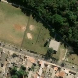 Sand Volleyball Court in Cabreúva, SP — aerial view