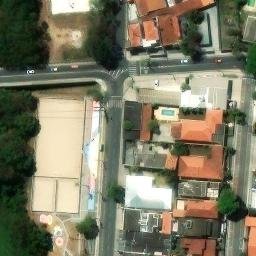 Sand Volleyball Court in Jacareí, SP — aerial view