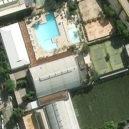 Sand Volleyball Court in São Paulo, SP — aerial view