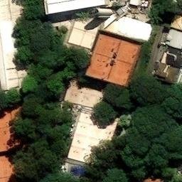 Sand Volleyball Court in São Paulo, SP — aerial view