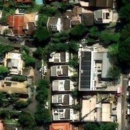 Sand Volleyball Court in São Paulo, SP — aerial view