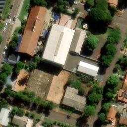 Sand Volleyball Court in Marechal Cândido Rondon, PR — aerial view