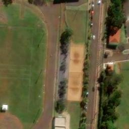 Sand Volleyball Court in Cascavel, PR — aerial view