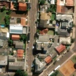 Sand Volleyball Court in Cascavel, PR — aerial view
