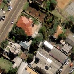 Quadra Volei de areia — aerial view