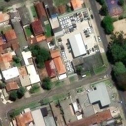 Sand Volleyball Court in Curitiba, PR — aerial view