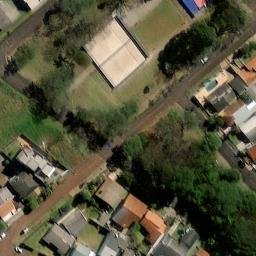 Sand Volleyball Court in Pato Branco, PR — aerial view