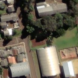 Sand Volleyball Court in Matinho, SC — aerial view