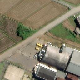 Sand Volleyball Court in Rodeio, SC — aerial view