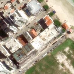 Sand Volleyball Court in Itapema, SC — aerial view