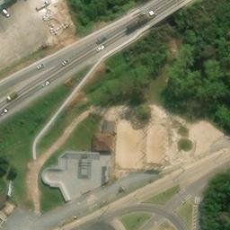 Sand Volleyball Court in Rio do Sul, SC — aerial view