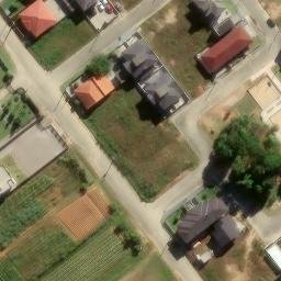 Sand Volleyball Court in Antônio Carlos, SC — aerial view