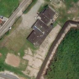 Sand Volleyball Court in Palhoça, SC — aerial view