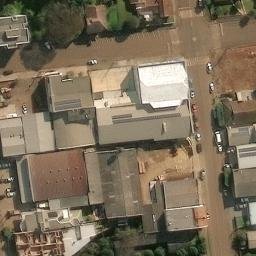 Quadra de Fubebol de Areia e Volei de praia — aerial view