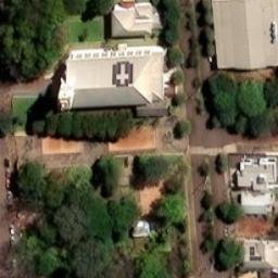 Sand Volleyball Court in Cândido Godói, RS — aerial view