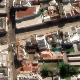 Clube 28 de maio - Quadra de Esportes. — aerial view