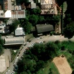 Sand Volleyball Court in Caxias do Sul, RS — aerial view
