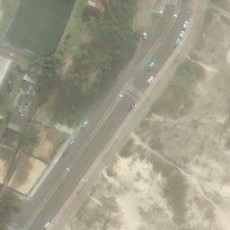 Sand Volleyball Court in Torres, SC — aerial view