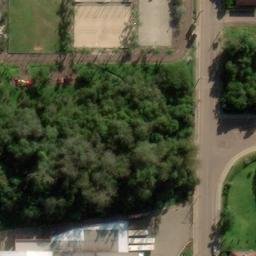 Sand Volleyball Court in Santa Clara do Sul, RS — aerial view