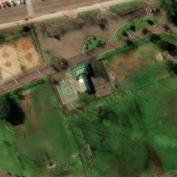 Sand Volleyball Court in Lajeado, RS — aerial view