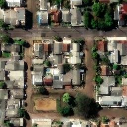Sand Volleyball Court in Santa Cruz do Sul, RS — aerial view