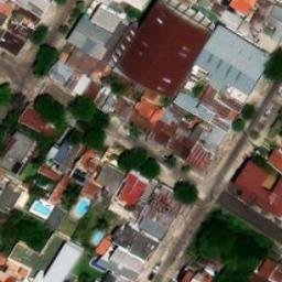 Sarandí formativas voleibol — aerial view