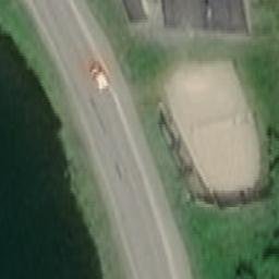 Sand Volleyball Court — aerial view