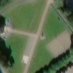 Sand Volleyball Court — aerial view