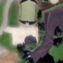 Sand Volleyball Court — aerial view