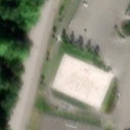 Sand Volleyball Court — aerial view