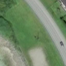 Sand Volleyball Court — aerial view
