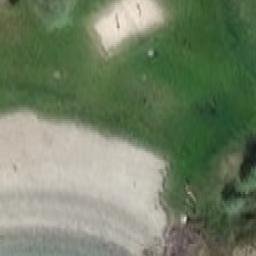 Sand Volleyball Court — aerial view