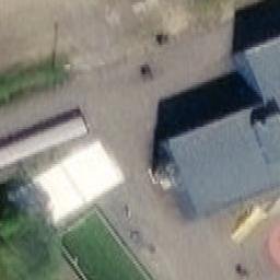 Sand Volleyball Court — aerial view